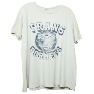 Transformers | Unisex Gray and Blue Transformers Tee (Size XL)